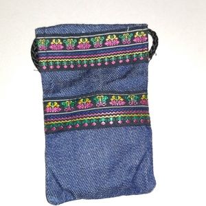 Crossbody Phone Wallet fabric-made